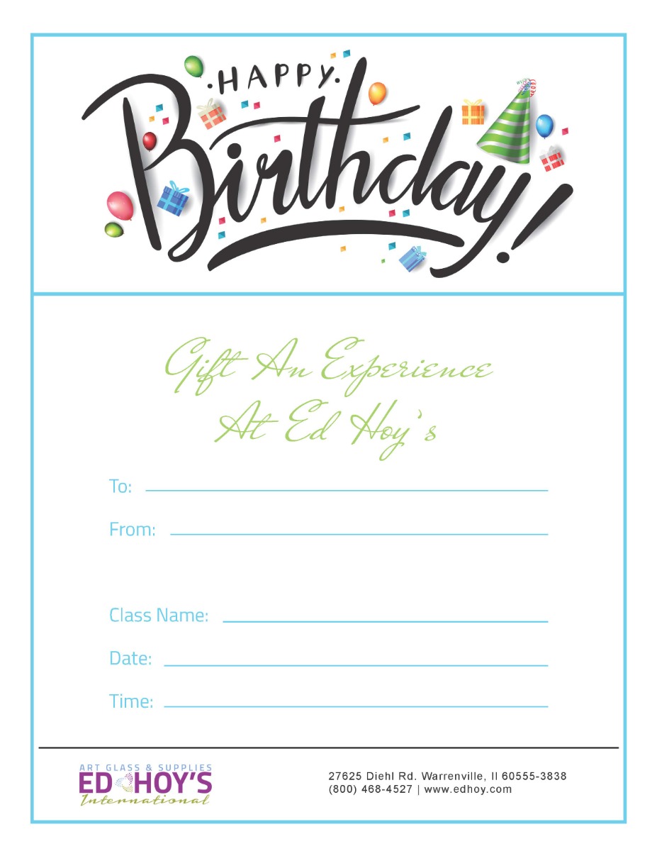 Gift An Experience - Birthday