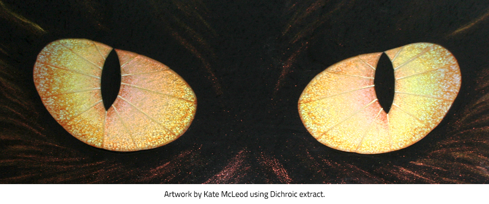 Dichroic Cat Eyes by Kate McLeod